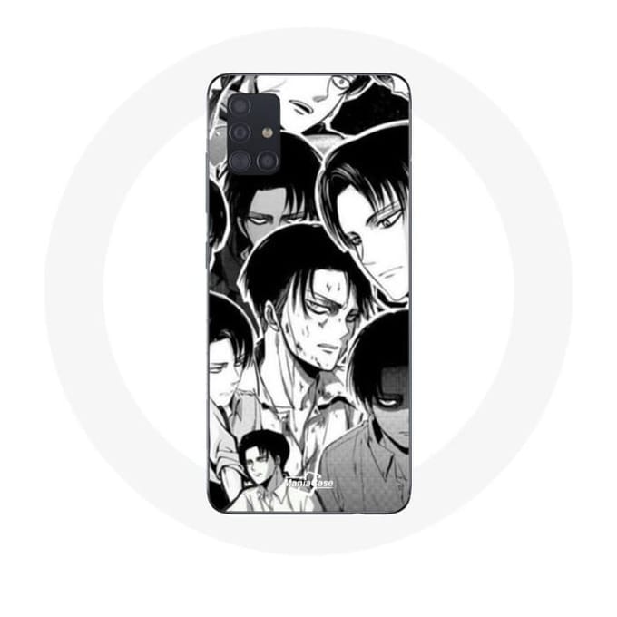 Coque Samsung Galaxy A51 Attaque des Titans Manga Levi Ackerman