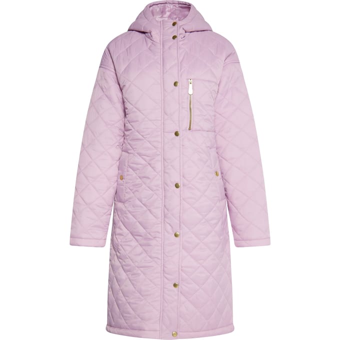 Faina Lichtgewicht gewatteerde jas Dames Mauve