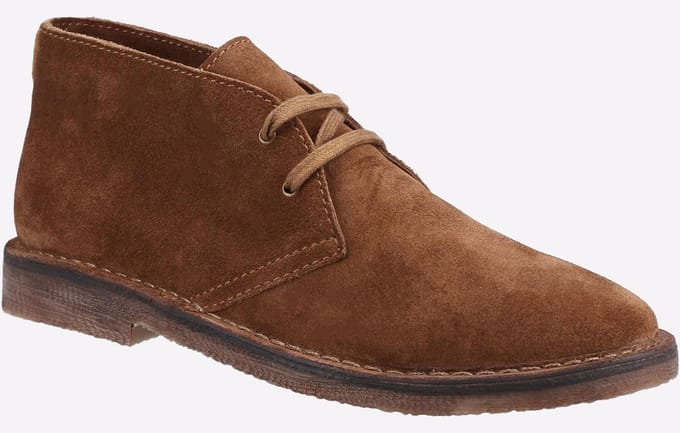 Hush Puppies Samuel Suède Heren Tan Laarzen