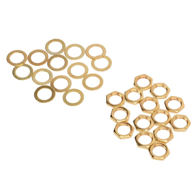 Moer Ring Kit Instrument Socket Connector Bevestigingsmiddelen voor Elektrische Gitaar Bas M9 Binnendraad