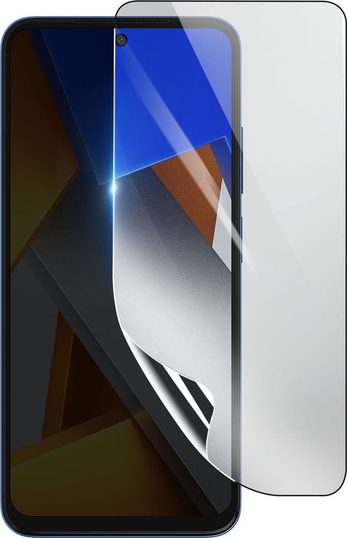 3mk, Geschikt voor Xiaomi Poco M4 Pro, Schokbestendige Hydrogel Screenprotector, Transparant