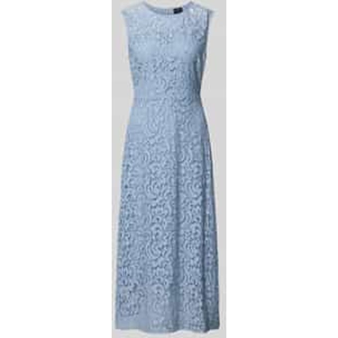 regular fit midi-jurk met katoen