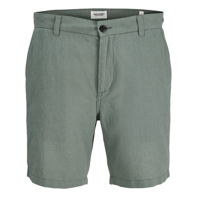 Jack & Jones Jpstace summer linen blend short reg sn olijf
