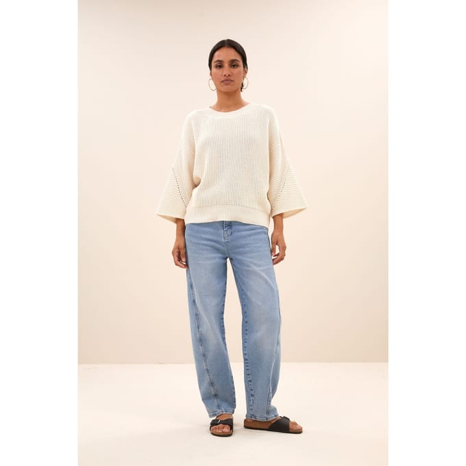 By-Bar Jack Pullover Off White Größe: L | Pullover Outlet | Damen | Weiß