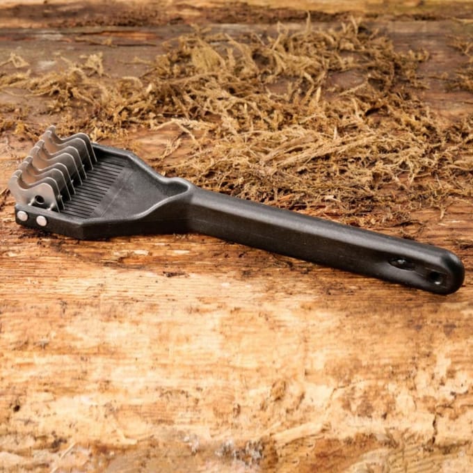 Mars Coat-King Stripping-Curry-Comb – 8 messen – Gevoelige vachten – Gemengde afstand – 18 cm – Lichtgewicht