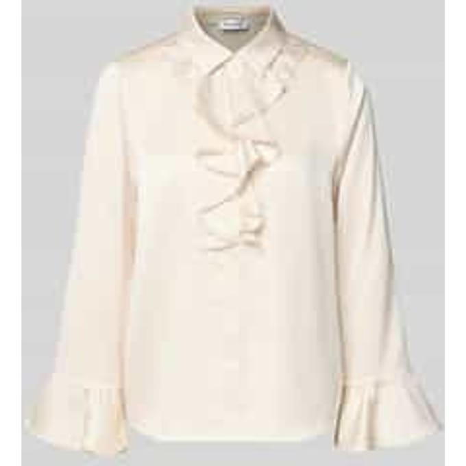 Strikblouse met Overhemdkraag