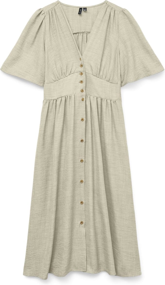 VERO MODA - VMMELANEY 2/4 BLK DRESS WVN NOOS - Dames - Mini jurken