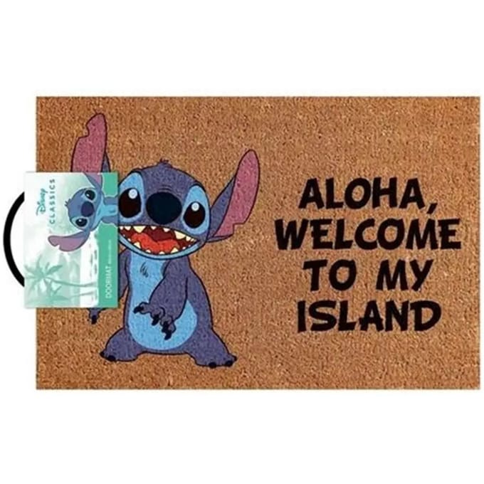 Deurmat Pyramid Lilo And Stitch Coir