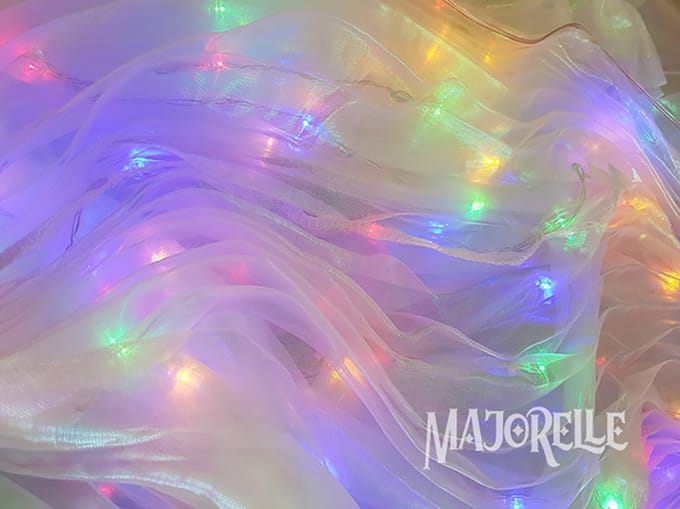 Buikdans Iis Wings doorzichtig Led licht Multi Colour