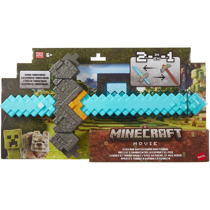Minecraft Sword and Pickaxe Actiefiguren en superhelden