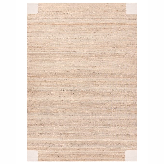 AMRAVATI - Vloerkleed - Lichtbeige - 160 x 230 cm - Jute