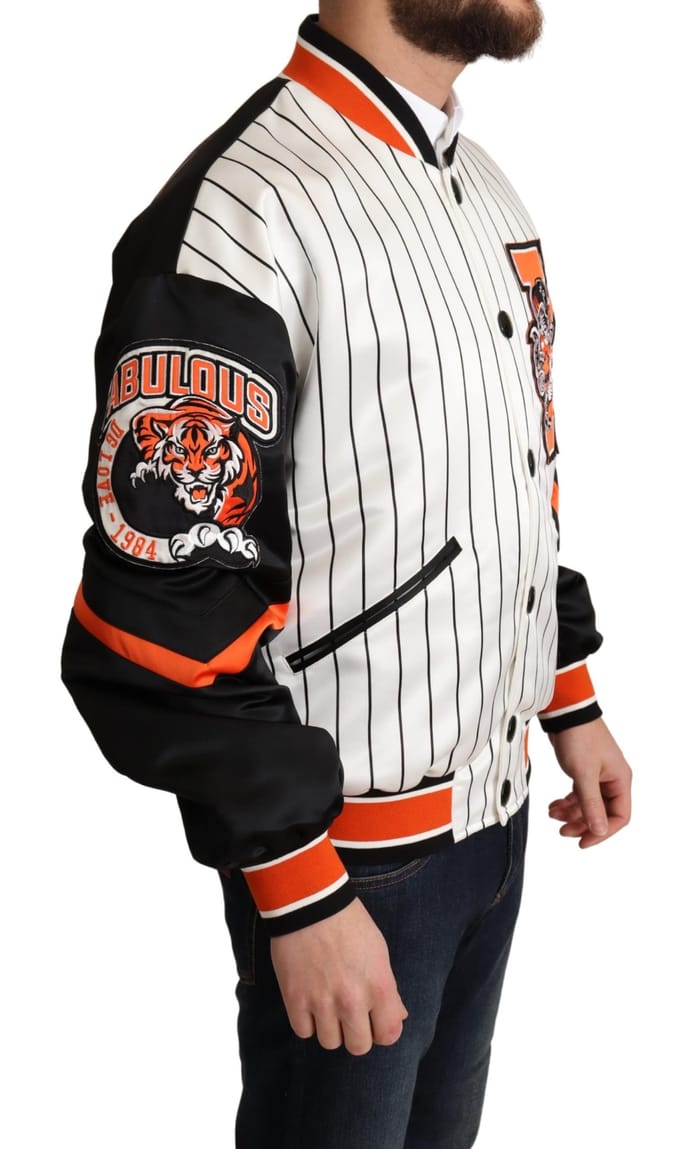Dolce & Gabbana Regal Lion Bomberjack in Man's Wit
