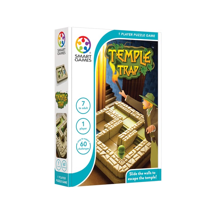 SmartGames Temple Trap - 60 Uitdagingen - Labyrint - Solospel - Vanaf 7 Jaar