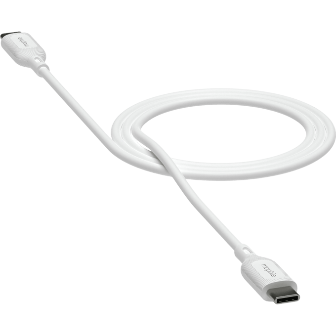 Mophie Essentials USB-C naar USB-C Kabel Wit 2m
