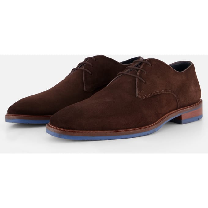 Vertice veterschoenen donker bruin Suède - Maat 45