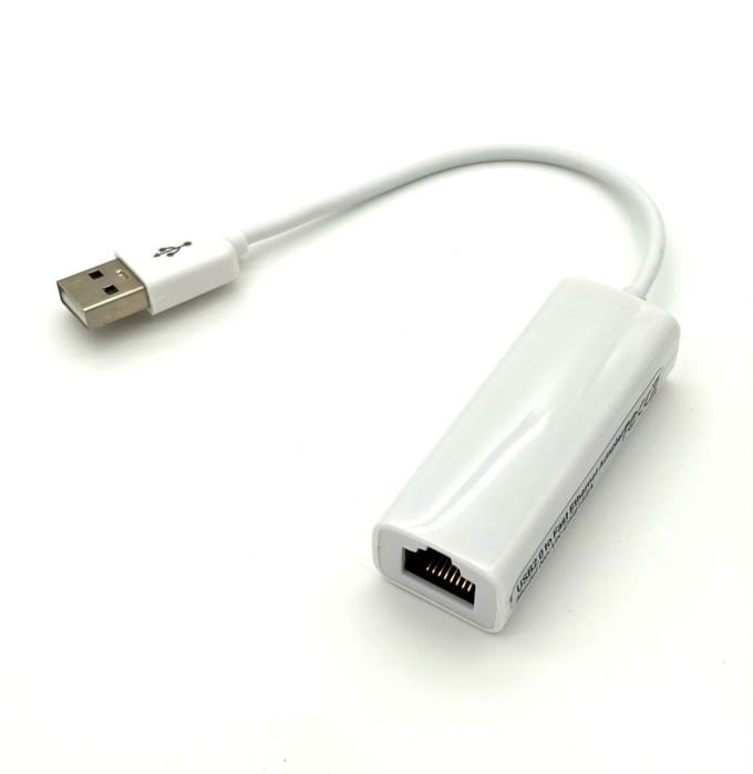 USB naar Ethernet Adapter – USB 2.0 naar LAN – 10/100 Mbps – Netwerkadapter – Voor PC en Laptop