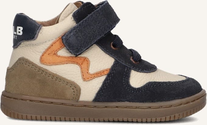 Develab 44343 Sneakers Unisex - Leren Sneaker - Blauw - Maat 21