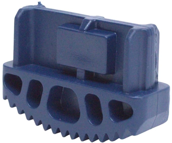 DAS laddervoet / ladderdop 75 mm blauw - Per 2 stuks