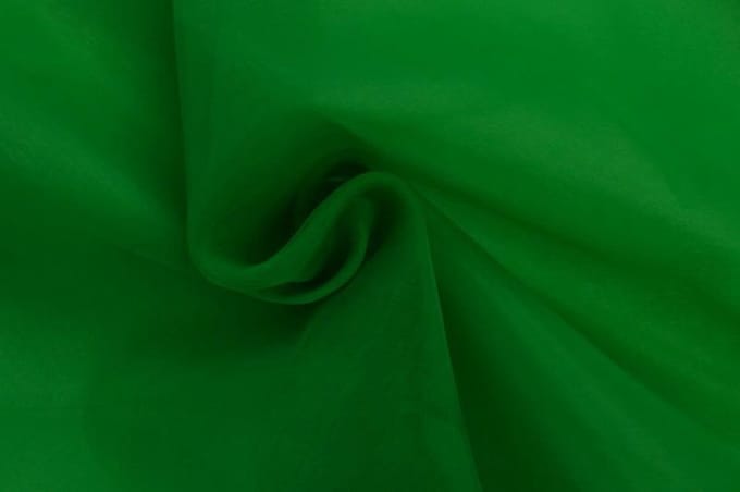 Organza stof - Groen - 150cm breed - 15 meter