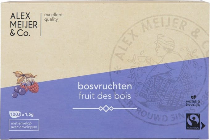 Alex Meijer - Bosvruchten Thee FT - 100 stuks x 1,5 gram