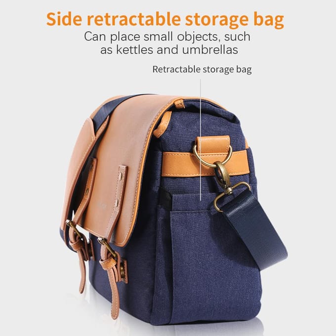 K&F CONCEPT Camera Schoudertas Schokbestendige Camera Tas Draagbare Messenger Tas voor oranje