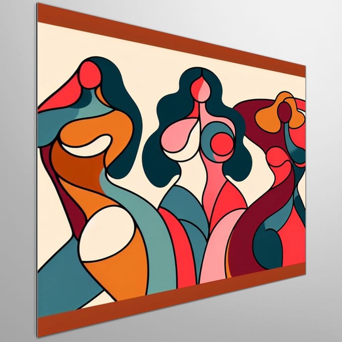 Kunstprint | Wanddecoratie | Dibond | 50 × 50 cm