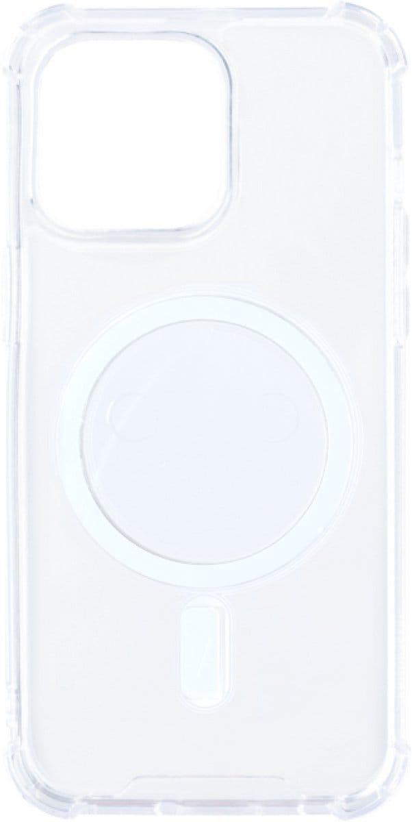 Rixus Anti-Burst Case With MagSafe For iPhone 15 Pro Transparent