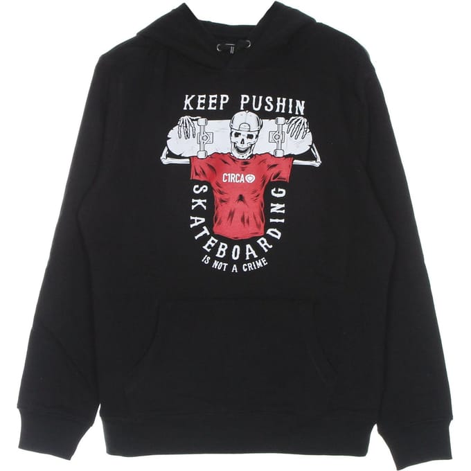 Keep Pushin Hood herensweatshirt zwart