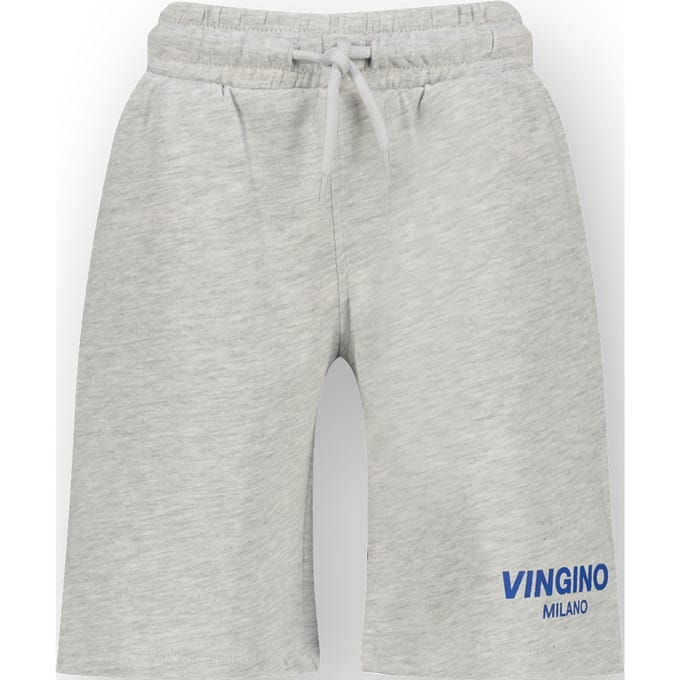 Vingino Boys Basic-short Short Fearless Grey Melee Taglia: 2 | Pantaloni Outlet | kids | Grigio