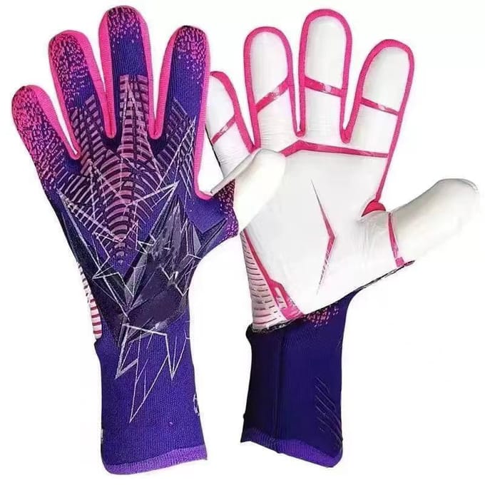 Gants de football de gardien de but professionnels size 9 bleu foncé
