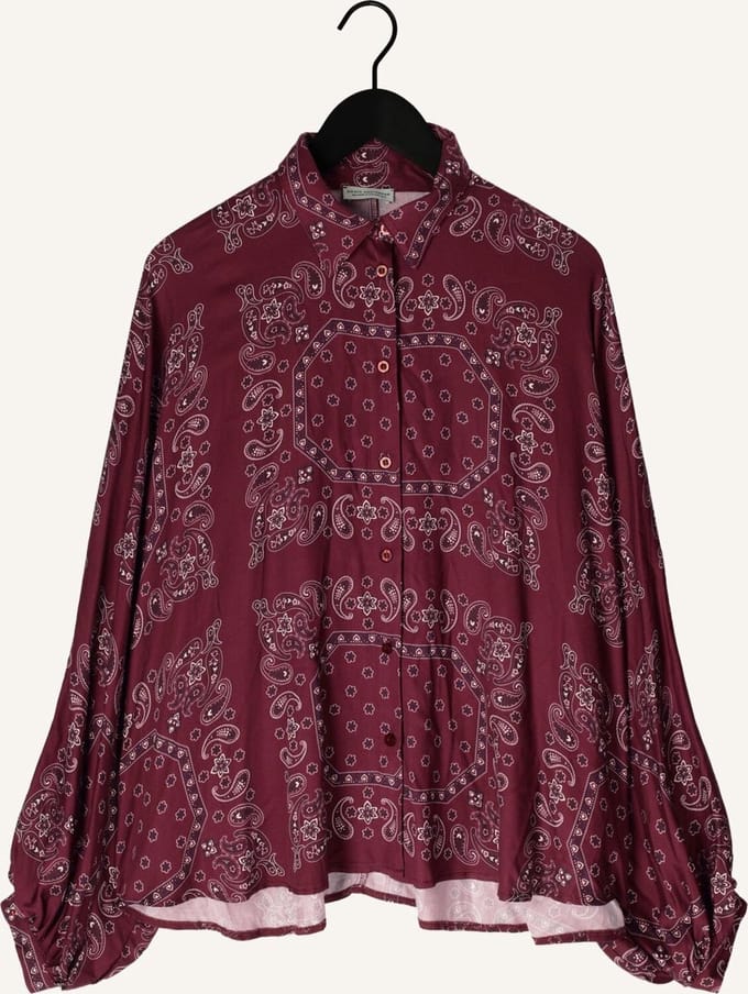 Amaya Amsterdam Louise Blouses Dames - Bordeaux - Maat M