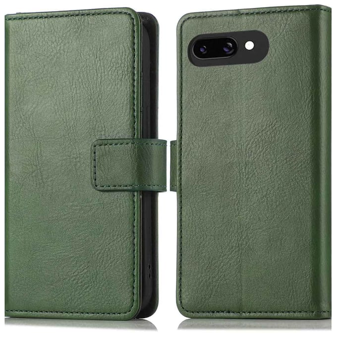 imoshion Hoesje - Geschikt voor Google Pixel 9a - Luxe Bookcase - Groen