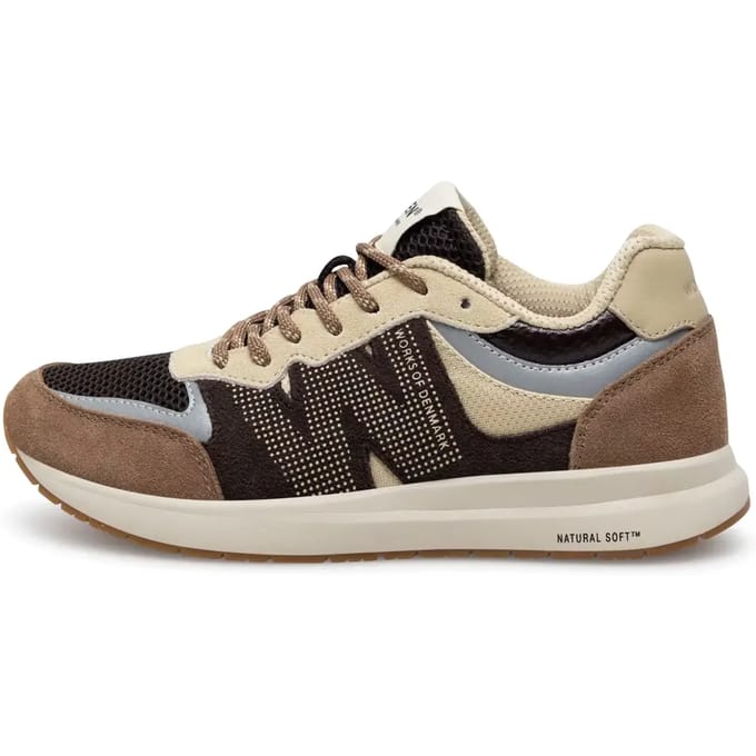 Woden Woden Rigmor Open Mesh Sneakers bruin