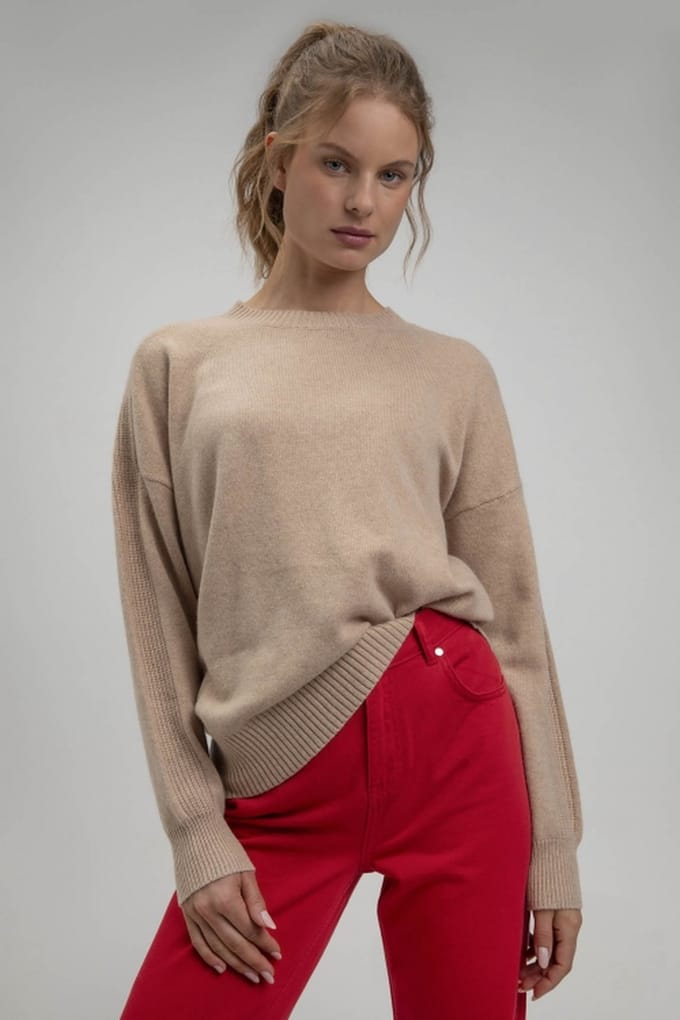 Josephine & Co Skip Sweater Sand Taglia: XS | Maglioni a maglia Outlet | Donna | Marrone