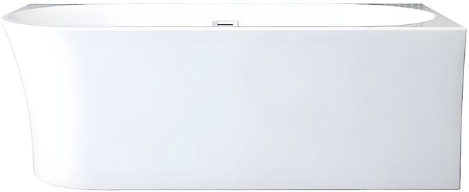 Vente-unique Hoekbad – 150 × 75 × 59 cm – acryl – wit – rechterhoek – 201 L – PONTICOLA