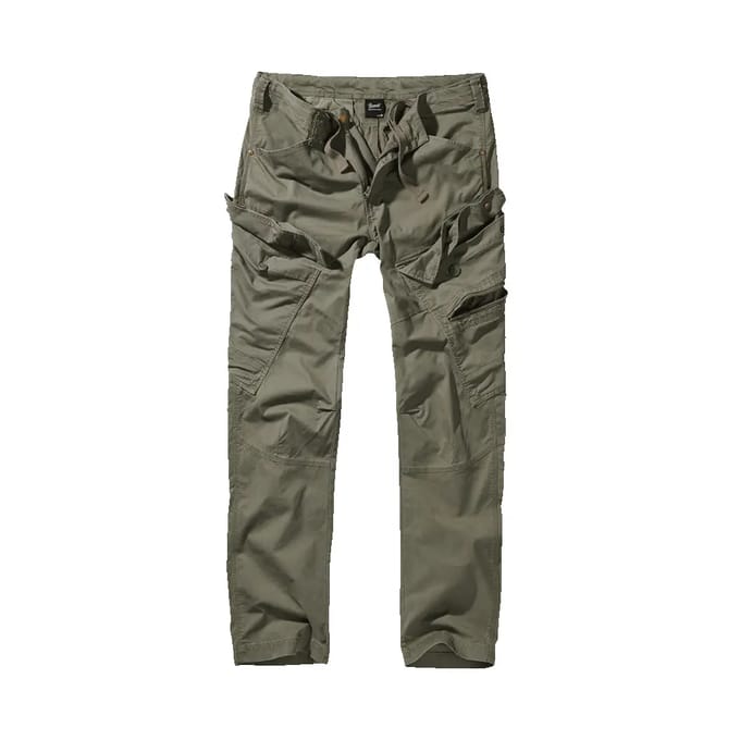 Brandit - Adven Slim Fit Cargobroek - M - Groen