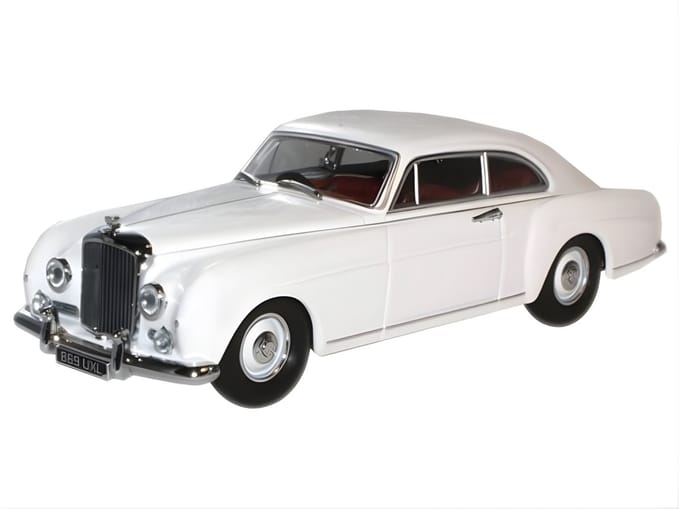 Oxford Modelauto - Bentley S1 - wit - 12 x 4 cm - schaalmodel - verzamelaars