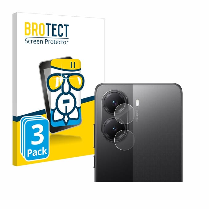 Screenprotector 3 Stuks voor Xiaomi Poco X7 Pro (ALLEEN Camera Lens) Beschermglas transparant