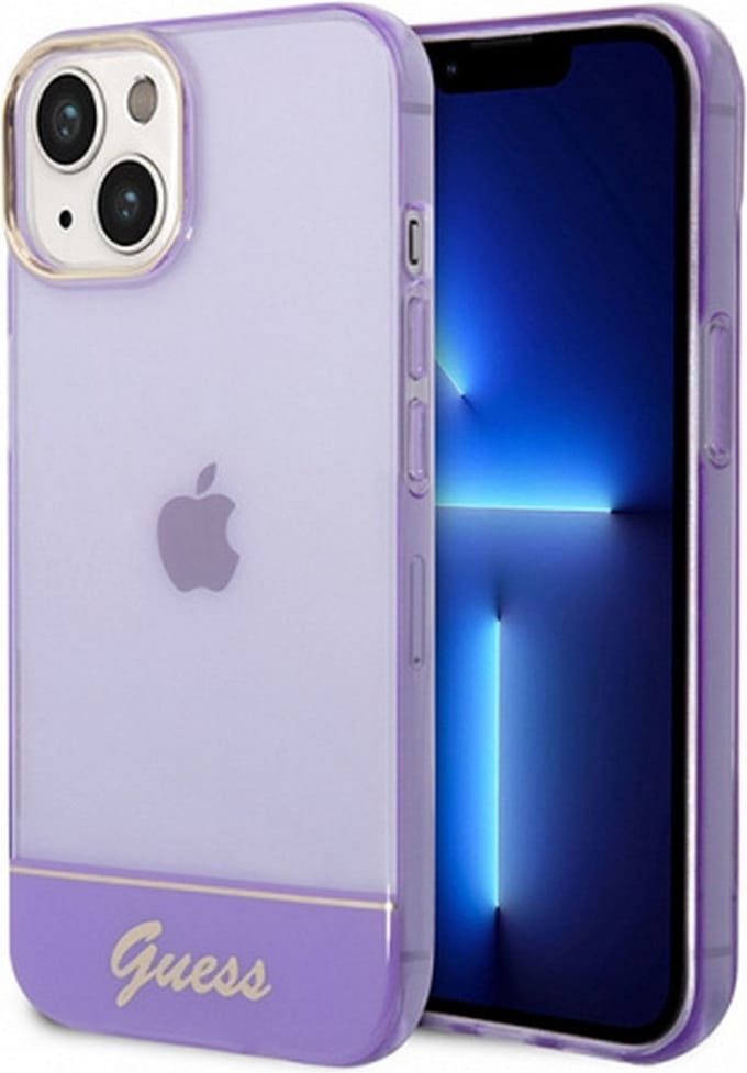 GUESS GUHCP14MHGCOU iPhone 14 Plus 6.7 "violet / purple hardcase Translucent