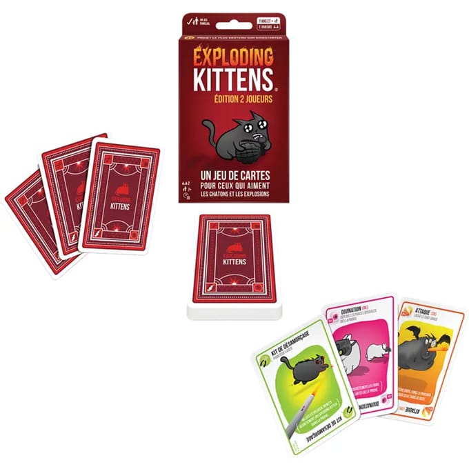 Kaartspel voor 2 spelers Asmodee Exploding Kittens