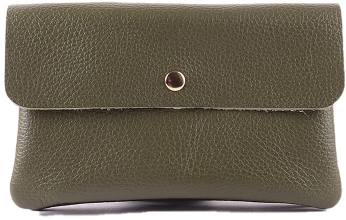 Giuliano lederen schoudertas Filou - Leer - Dames - Made in Italy - Groen