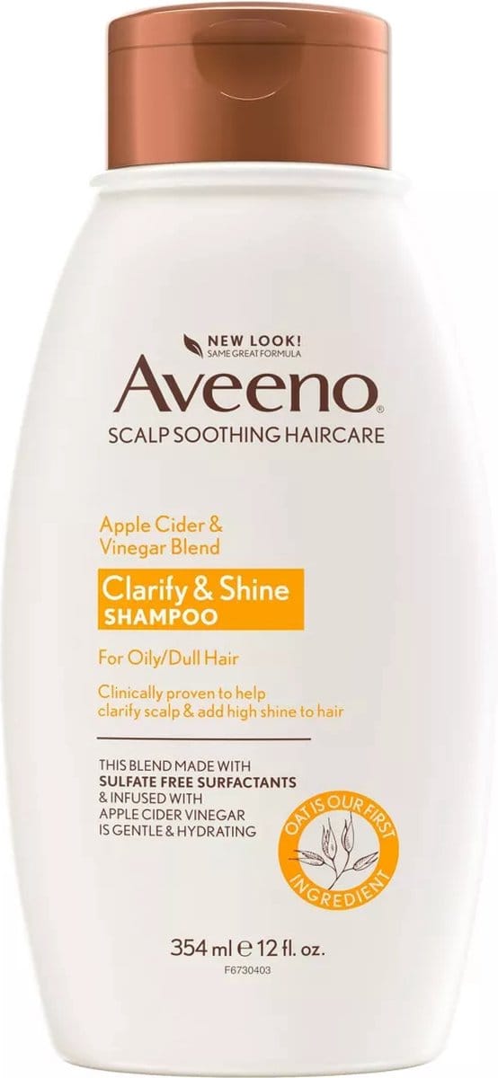 Aveeno - Apple Cider Vinegar Blend Sulfate Free Shampoo for Balance and High Shine - 354ml