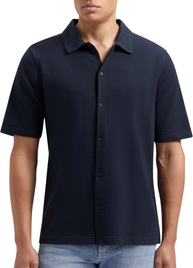 Pure Path Shortsleeve Overhemd Heren - Maat S