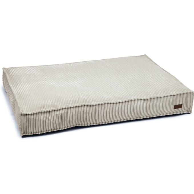 Designed by Lotte Loungerkussen Ribbed, lichtgrijs ca. 120x80x15cm hond