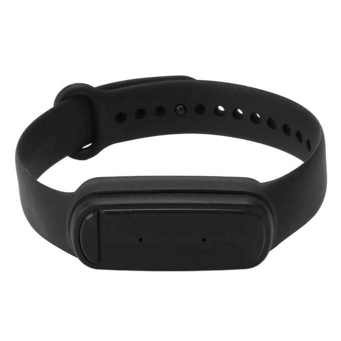 M90 Ultrasone Afstotende Polsband 3 Modi USB Oplaadbare Afstotende Armband Zwart black