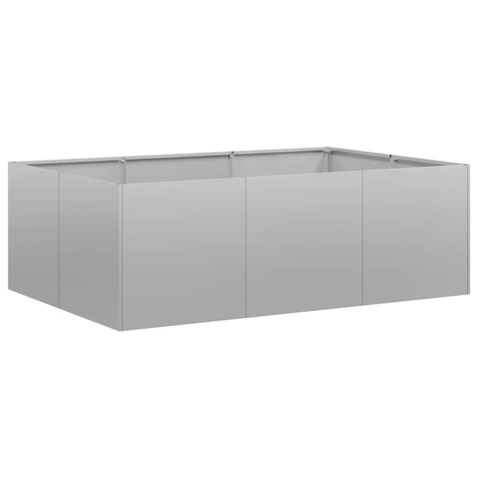 vidaXL - Plantenbak - 120x80x40 - cm - gegalvaniseerd - staal