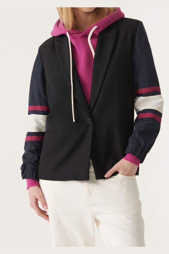 BA&SH Veste Coco Noir Size: M | Blazers Outlet | Dames | Zwart