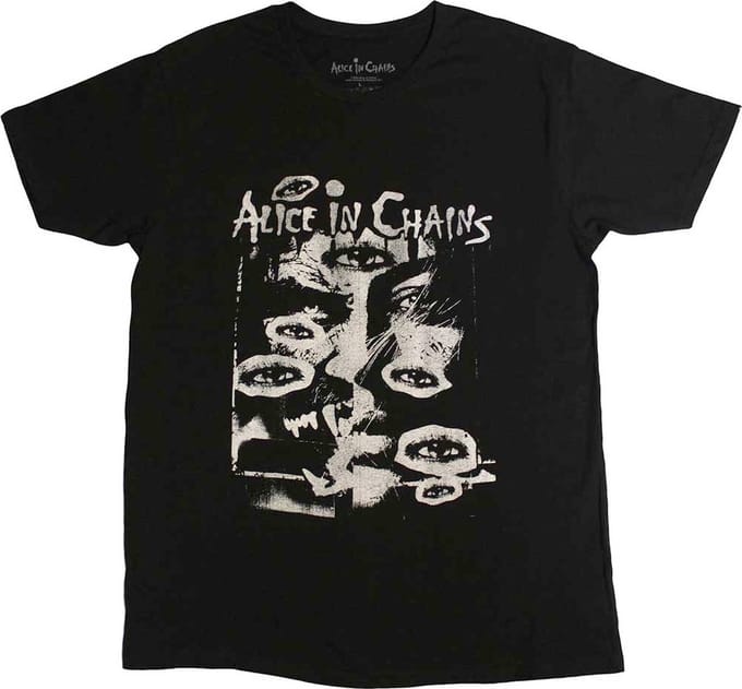 Alice In Chains - All Eyes Heren T-shirt - S - Zwart