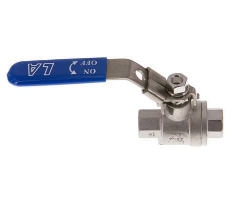 G 1/4 inch PN 63 2-Weg RVS Kogelkraan - BL2SH-M-63-014