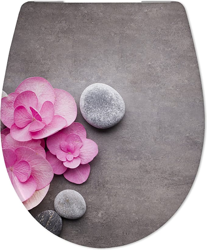 Cedo Toiletzitting softclose met quick-release universeel Orchid stones